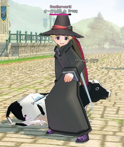 魔法使いっぽいウシ